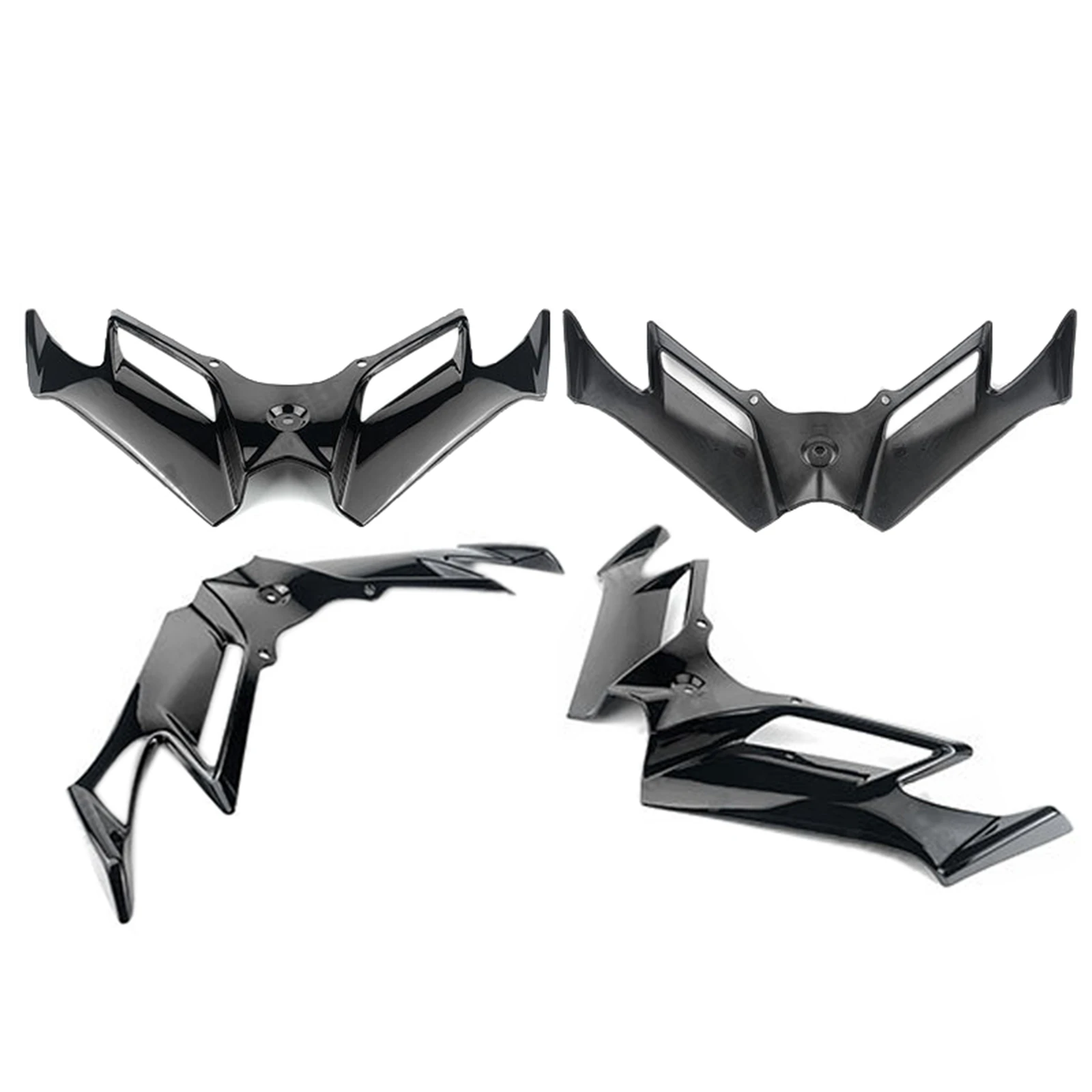 Motorcycle Front Fairing Motorcycle Front Fairing Winglet Aerodynamic Wing Cover Trim Spoiler for Yamaha Nmax125 Nmax155