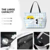 Waterproof Sanrio Cinnamoroll Beach Tote Pool Bags for Women Ladies Extra Large Gym Tote Carry On Bag for Vocation Travel 4
