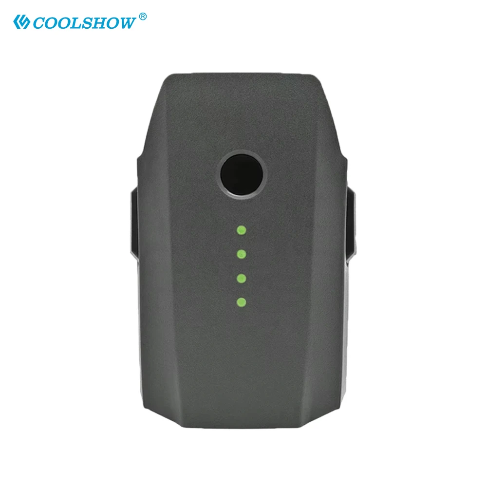 Batterie intelligente pour DJI Mavic Pro/Platinum, avec indicateur de charge visible sur le côté.