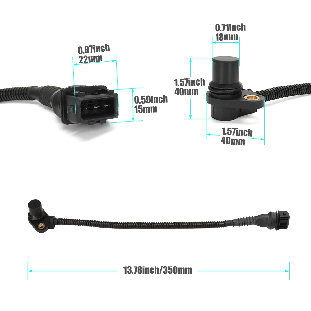 For Mini Cooper R50 Cooper Hatchback 2002-2006 R52 2005-2008 CVT Transmission Rotational Speed Sensor 24357518732 24357518749