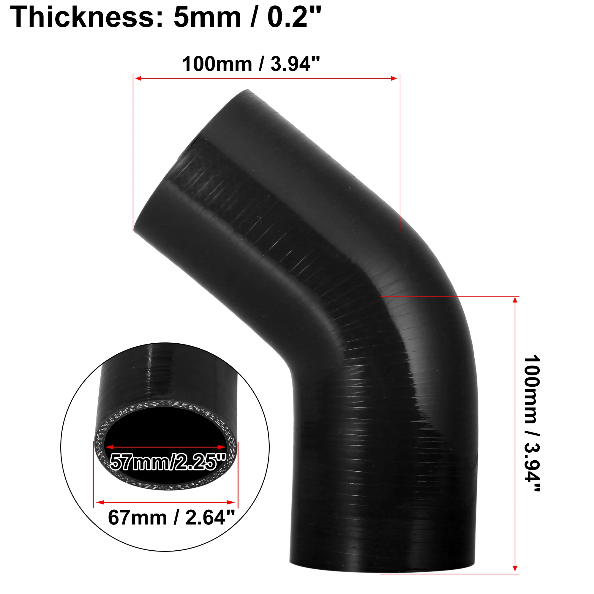 57mm Black