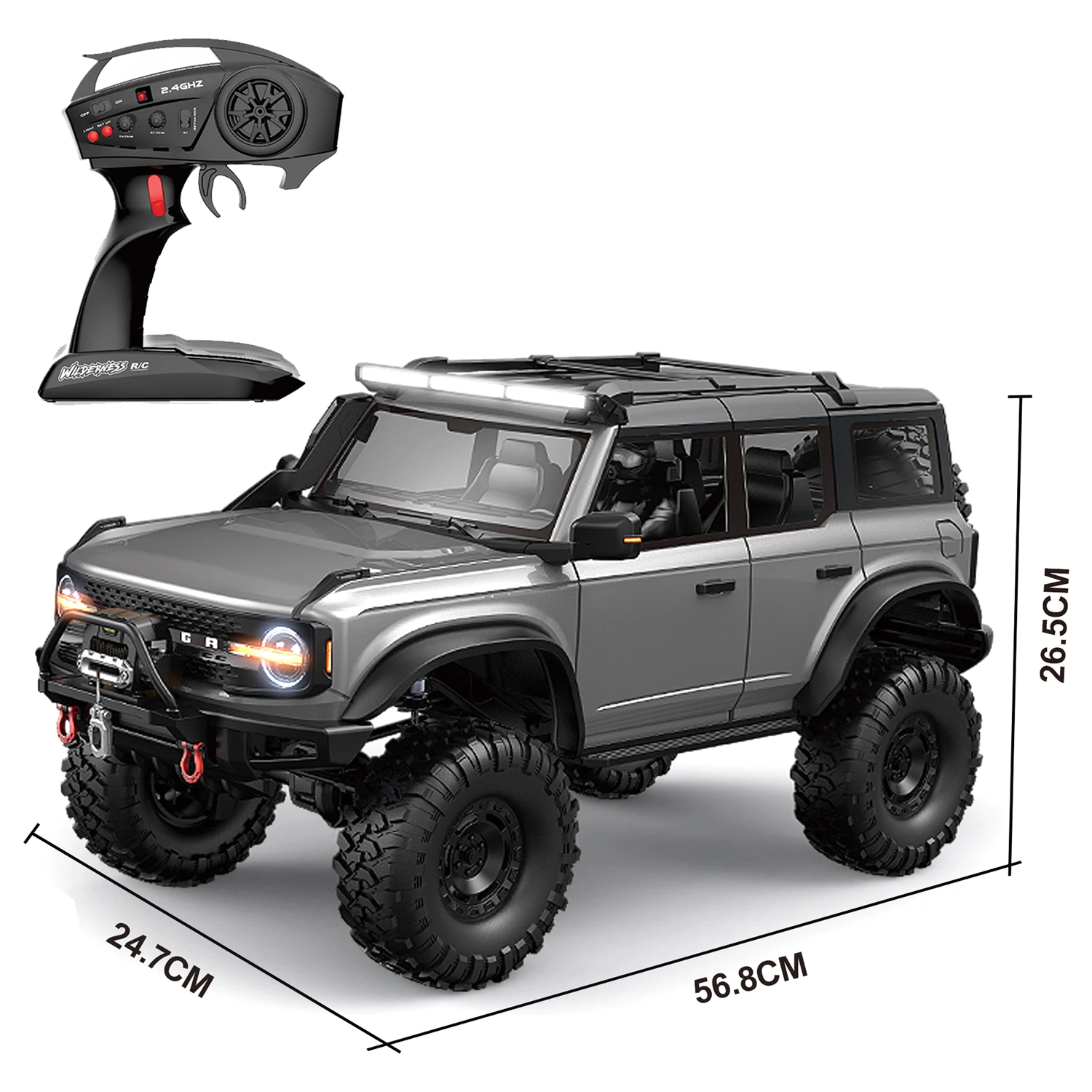 HB-R1001 比例 1/10 4WD 2.4GHz リモートコントロール