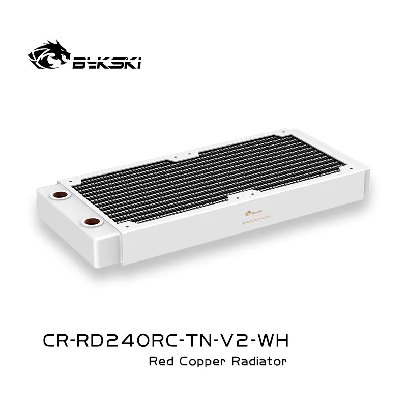 Bykski-radiador de Cobre para Refrigeração pc Refrigerador de Água Dissipador Branco Espessura 30 mm g1 Fio Ventilador 12cm 120 mm 360 mm 240 mm 480 mm - Imagem 6