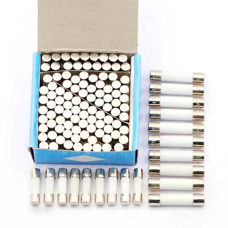 Ceramic Fuse Tube 10pcs 5x20mm250V Fuse Tube Multimeter 1A2A3A5A10A15A30 30a. glass fuse kit