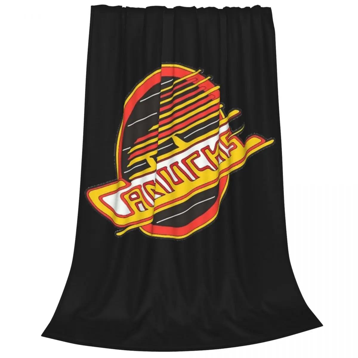 Vancouver Hockey - Retro Canucks Skate Blanket Fleece Warm Sofa Throw Blankets For Couch Bedding Office Throws Bedspread Quilt 2