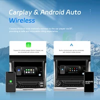 Podofo 2 + 64G 1Din Android autoradio 7 ''écran rétractable Autoradio GPS Navigation Carplay Android Auto WIFI EQ type-c USB BT 4