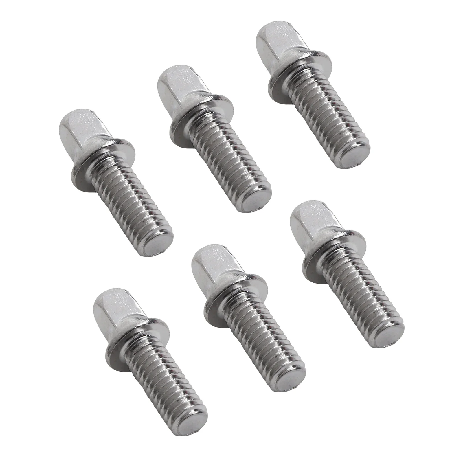 6 stücke Trommel Spannstange Schrauben 20/25/25mm Metall Gewinde Außen Quadratische Schrauben Für Snare Drum bolzen Zubehör – Detail 10