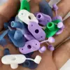 Inner Diameter 6.5mm Autoclavable Skin Ports Cover For Liposuction Cannula Flexible Silicone Various Colors With Sealed  Caps 1