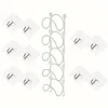 5-piece Multi-layer Bathroom Towel Rack - Wall Mounted, Iron Wine Storage and Display Rack, Suitable for Living Room Decoration 5