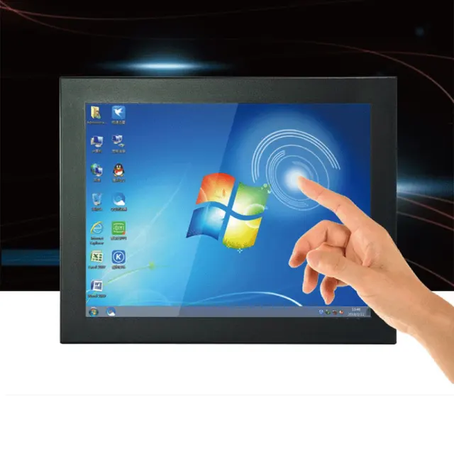 12 "14" 15" промышленный панельный ПК резистивный сенсорный сердечник i7-6500U 4 ГБ 256 ГБ 19/21,5-дюймовый встроенный интеллектуальный терминал с ЧПУ 2