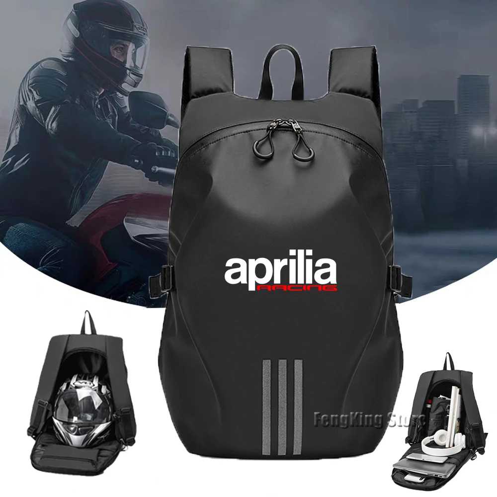 

for aprilia racing rsv4 Knight backpack motorcycle helmet bag motorcycle travel equipment waterproof and large capacity