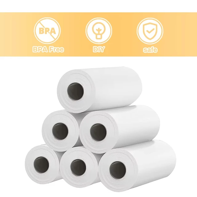15 Rolls Instant Camera Refill Print Paper, HD Paper Camera, Kidizoom Print Camera Paper Refill for Most Kids Instant Camera 2