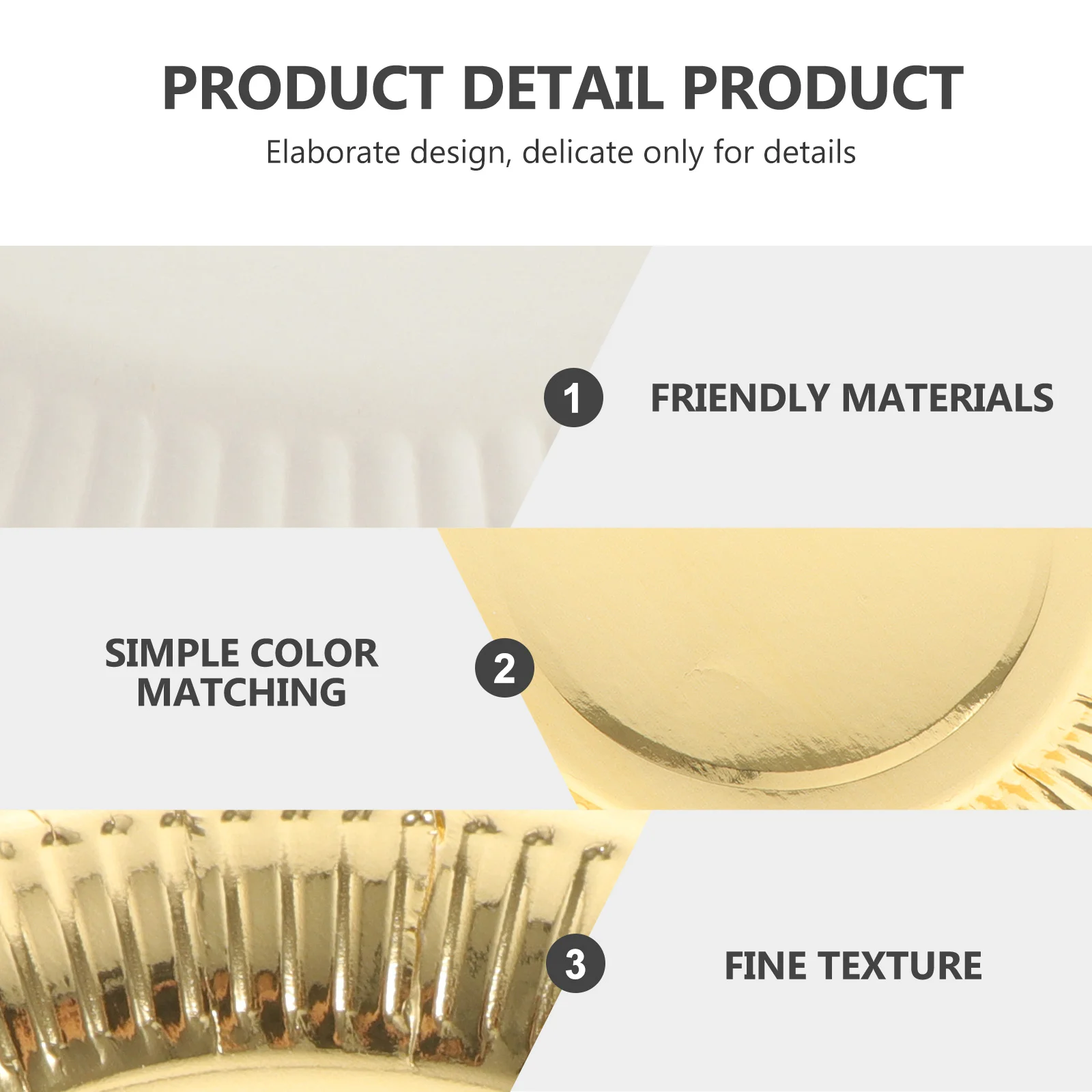 Plastic Plates Party Paper Plate Tableware Simple Plates Trays Flatware Supplies 20 Pcs 100 Units