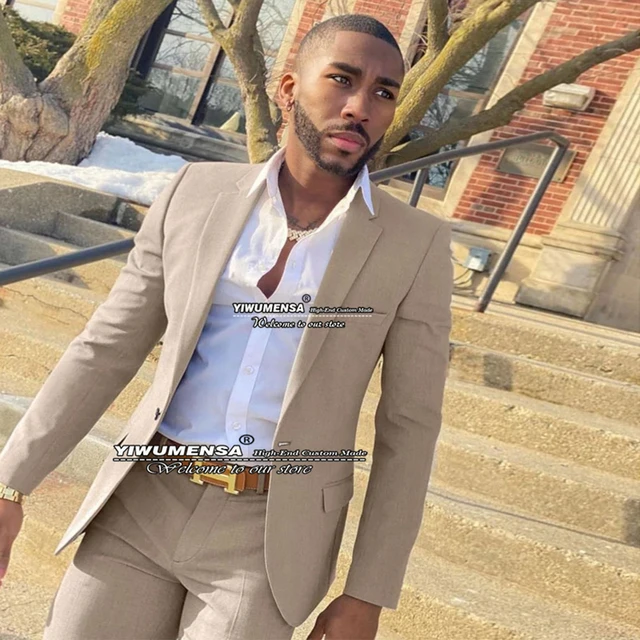 Khaki 2 Piece Suit