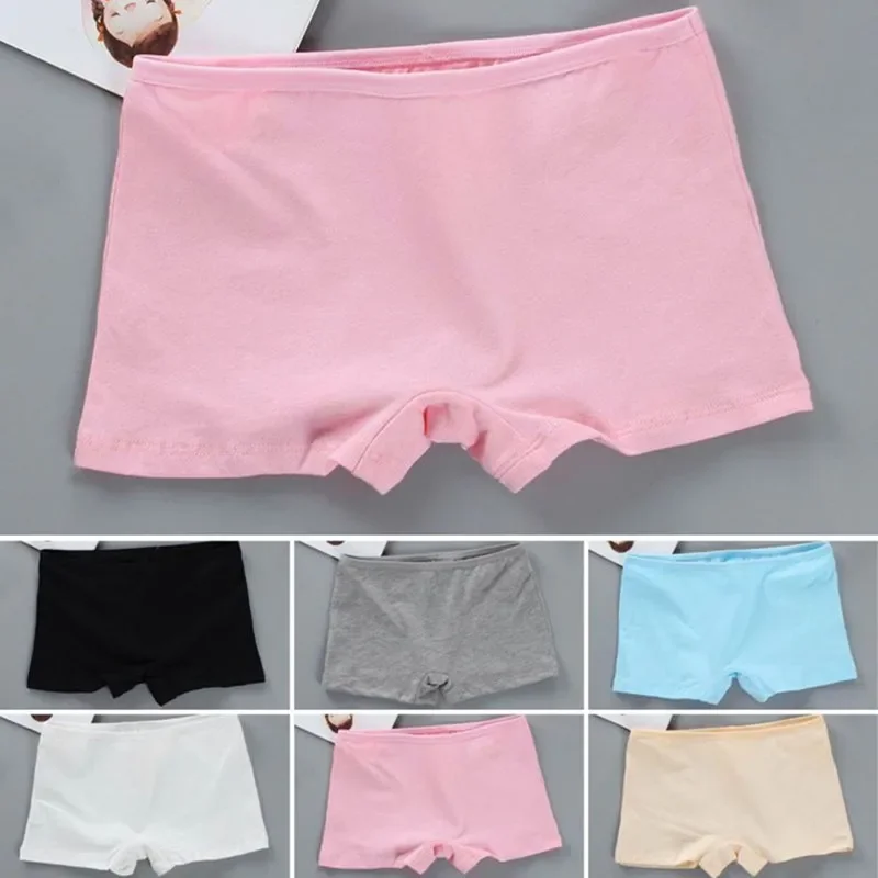 3Pcs/lot Baby Girls Boxer Candy Color UnderPants Baby Cotton Lace Underwear  Suitable for 3-10 - AliExpress