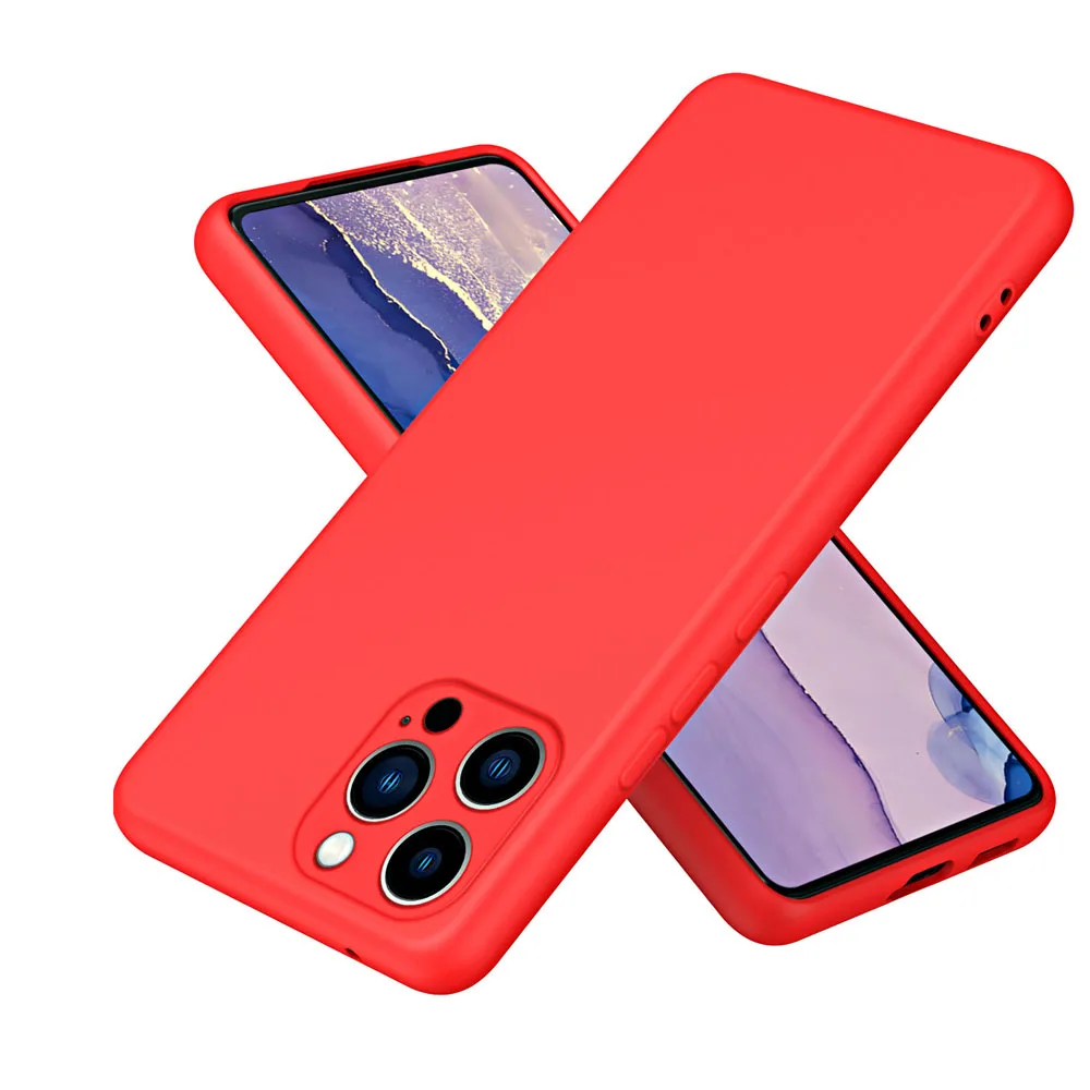 Ultra-Soft Liquid Silicone Phone Case with Camera Protection