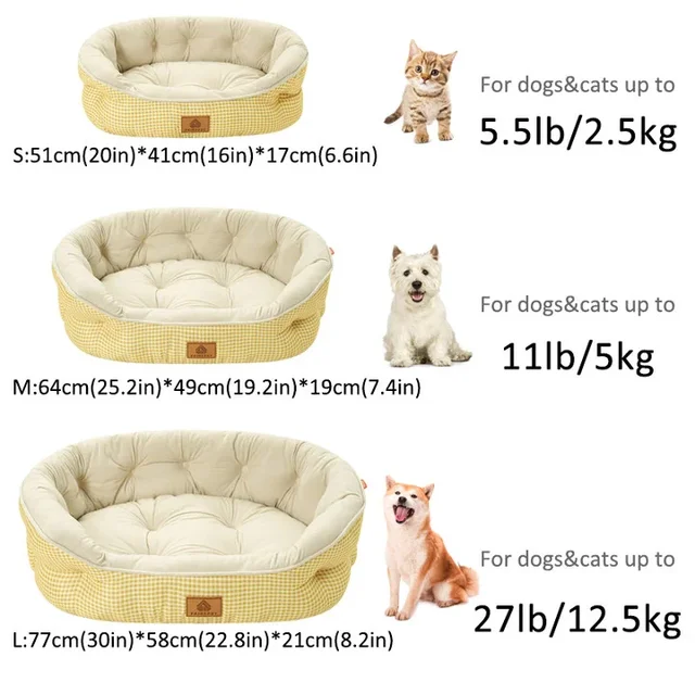 Dog Sleeping Mat All Season Universal Rotundity Pet Nest Durable Grip Dog Kennel Anti Tear Bite Dog Cat Beds Wear Resistant Home 5
