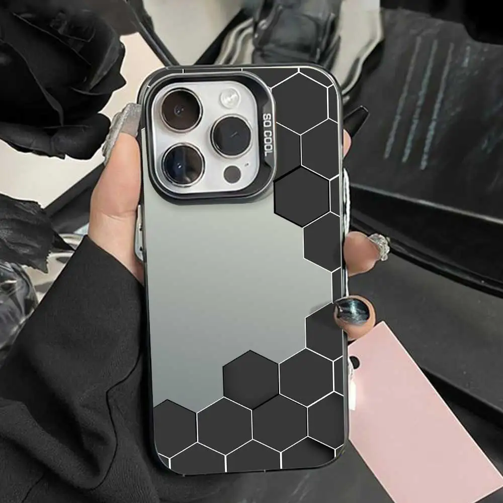 Sleek Silver IMD Phone Case - Stylish Protection