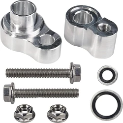 A/C Block Off Kit Line Terminator Rear Air 2000-2013 For Chevrolet Suburbans M8 Flange Nuts, 2x Hexagon Head Bolts, 2 WASHERS