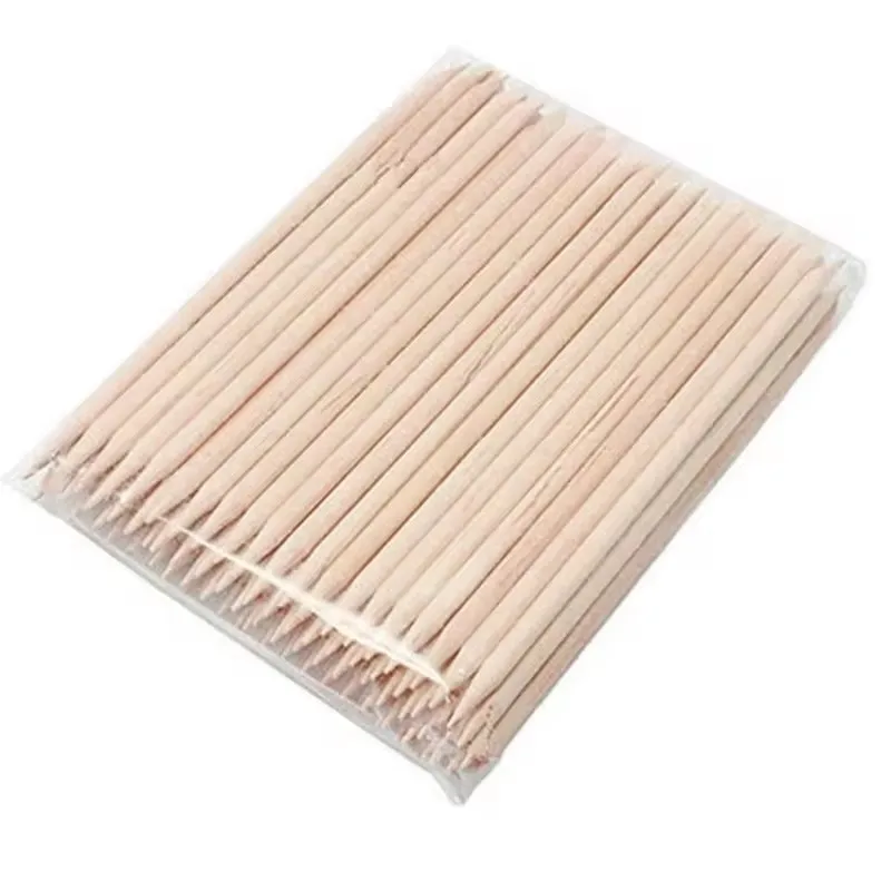 Nail manicure sticks 500Pcs Orange Wood for Nails Double Sided Cuticle Pusher Remover Nail Art Manicure Pedicure