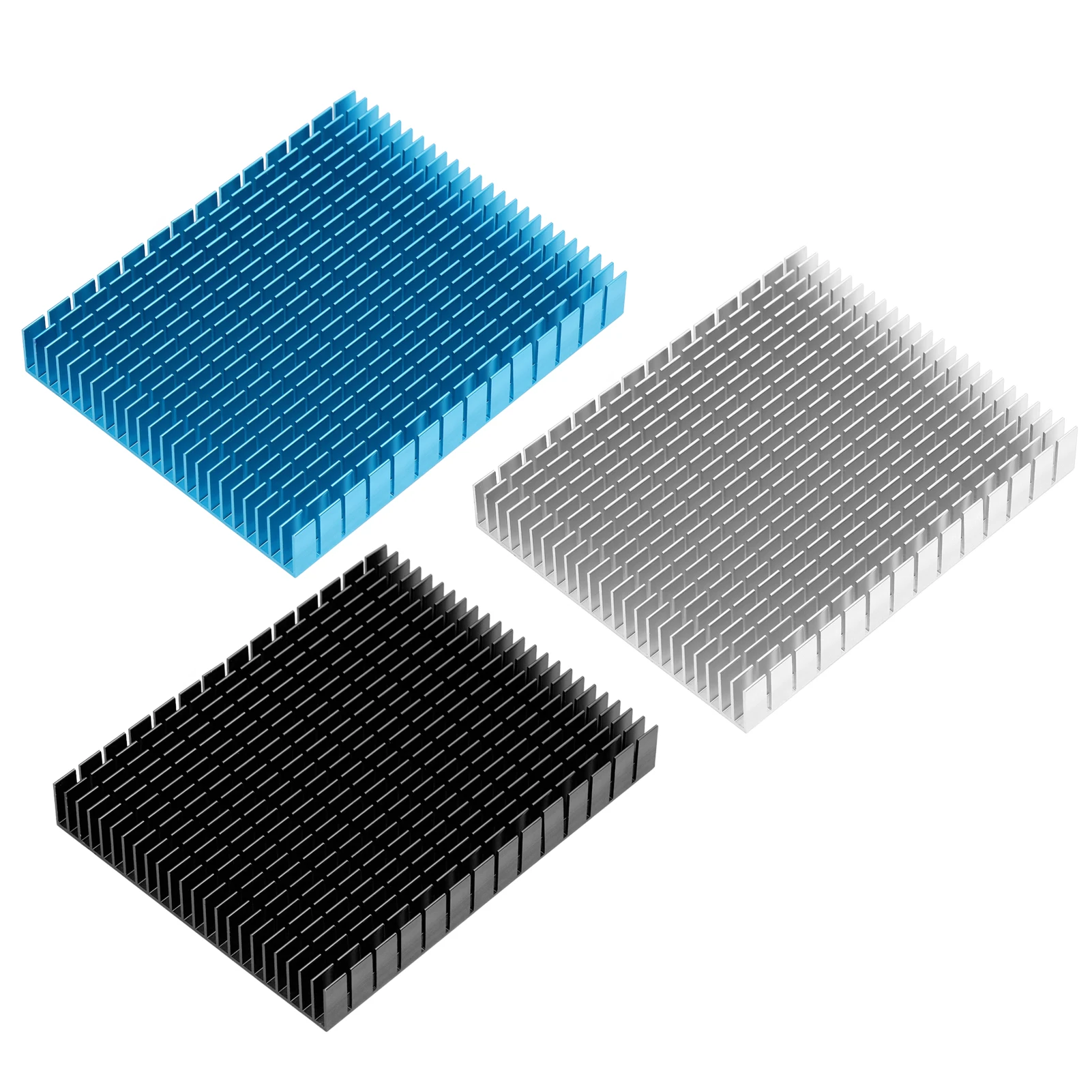 Heat Sink Smart Design Durable Aluminium Easy Installation Heatsink 150x120x20mm Wide Use Oxidized for PCB for CPU pcb heatsink