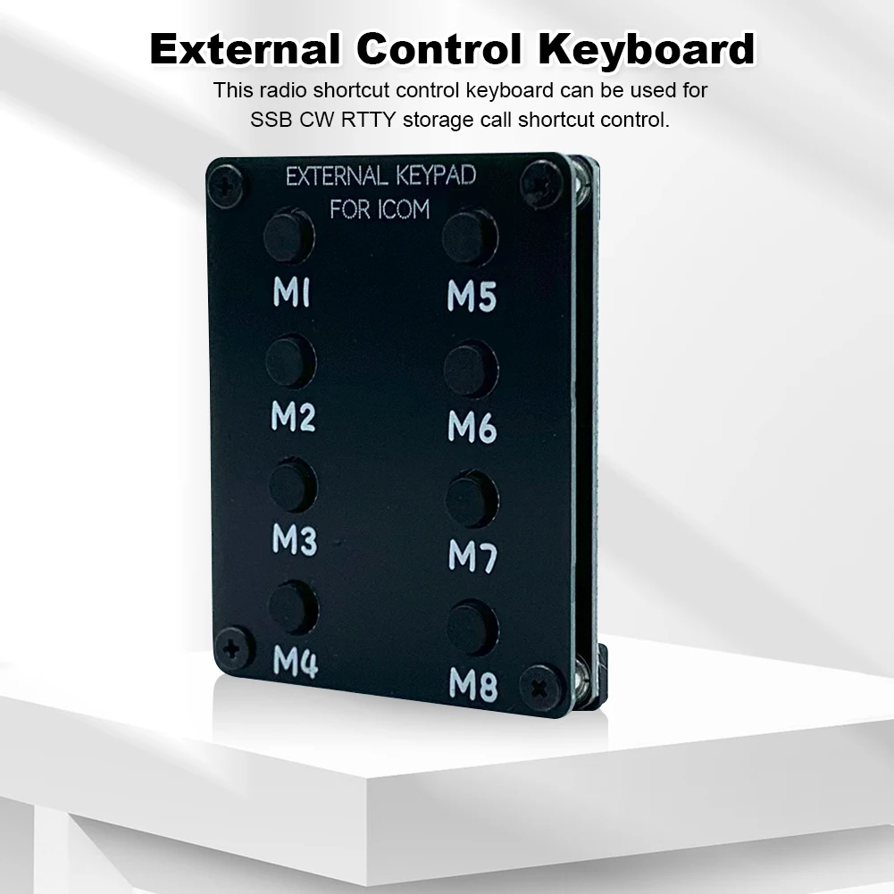 New  M8 External Control Keyboard For ICOM IC-705 IC-7610 Walkie Talkie