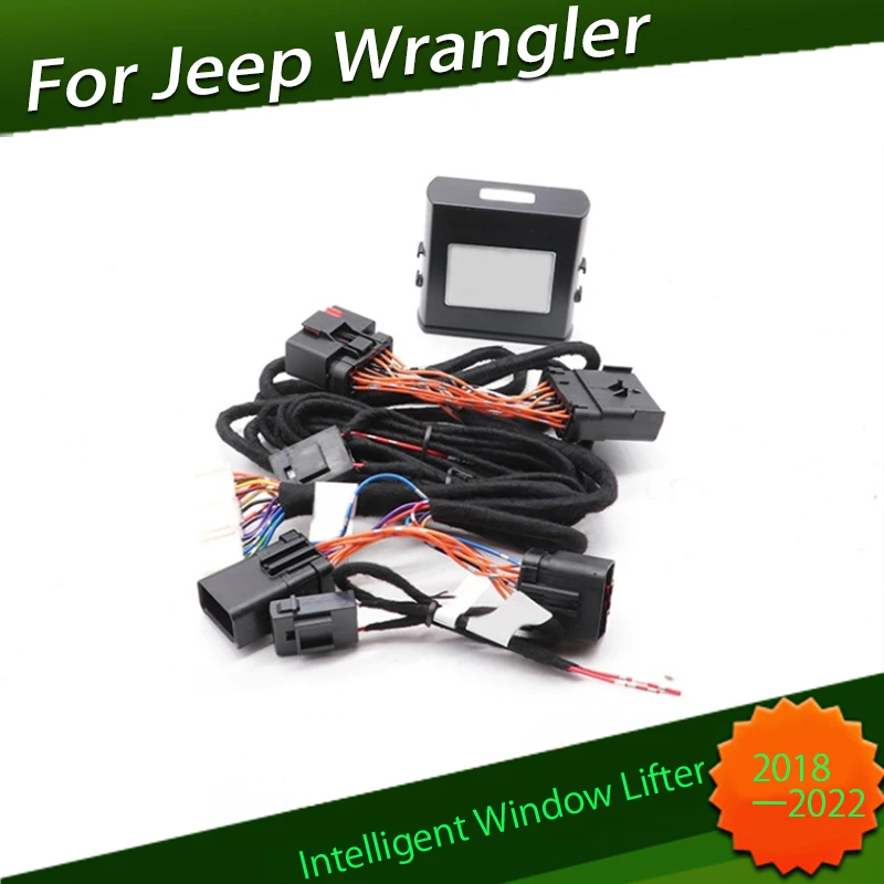 One Button Automatic Window Lifter Suitable for Jeep JL Wrangler 4XE 2018 2019 - 2022 Modified Intelligent Glass Window Closer