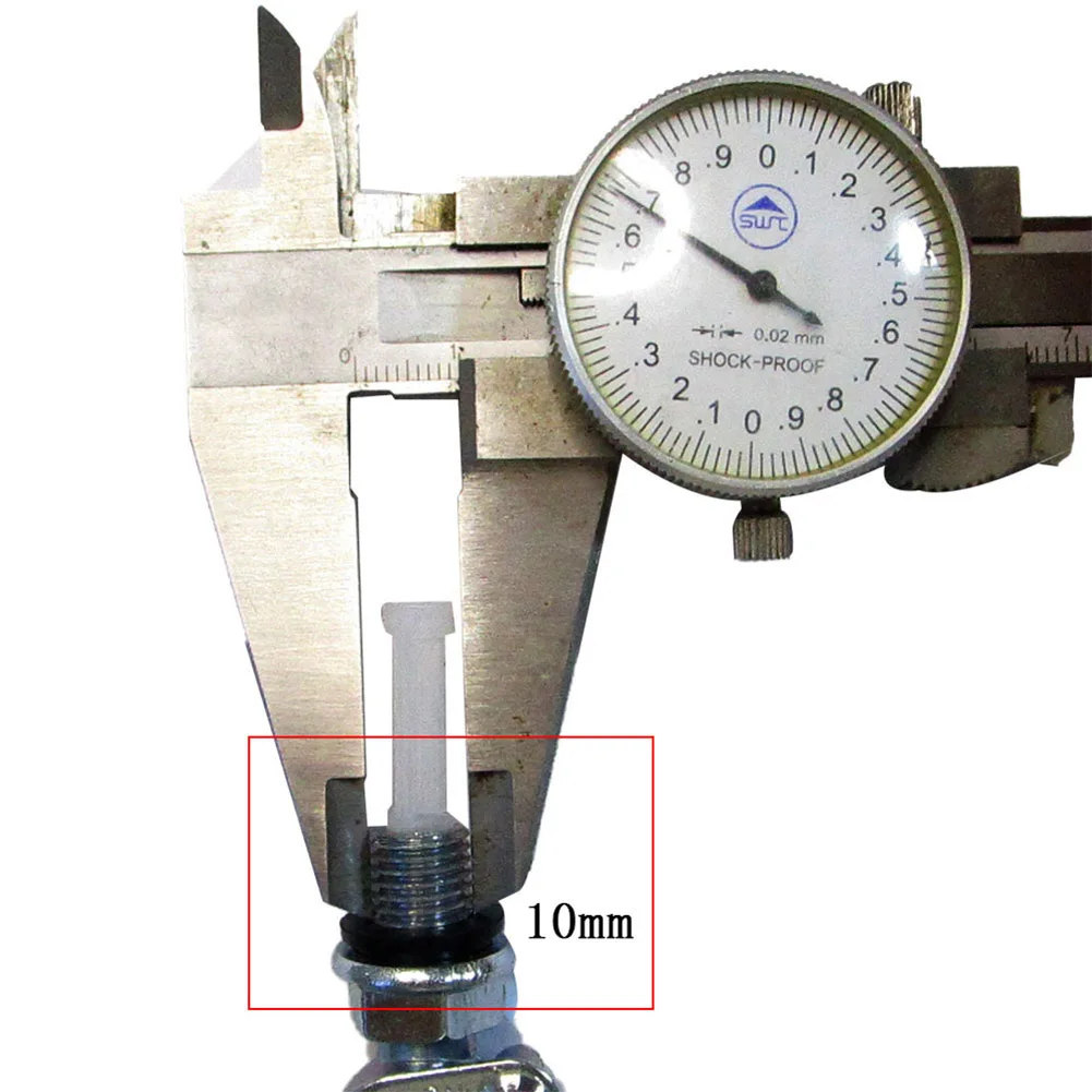 Interrupteur de carburant réservoir d'essence Commutateur d'essence Pompe  de soupape de pompe à huile robinet d'huile M10 * 1.25-TIP