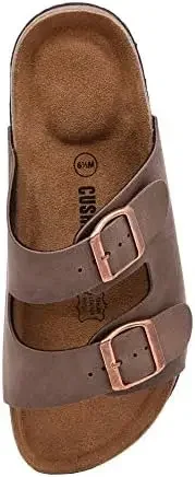 CUSHIONAIRE Women's Luna Cork Footbed Sandal with +Comfort 3