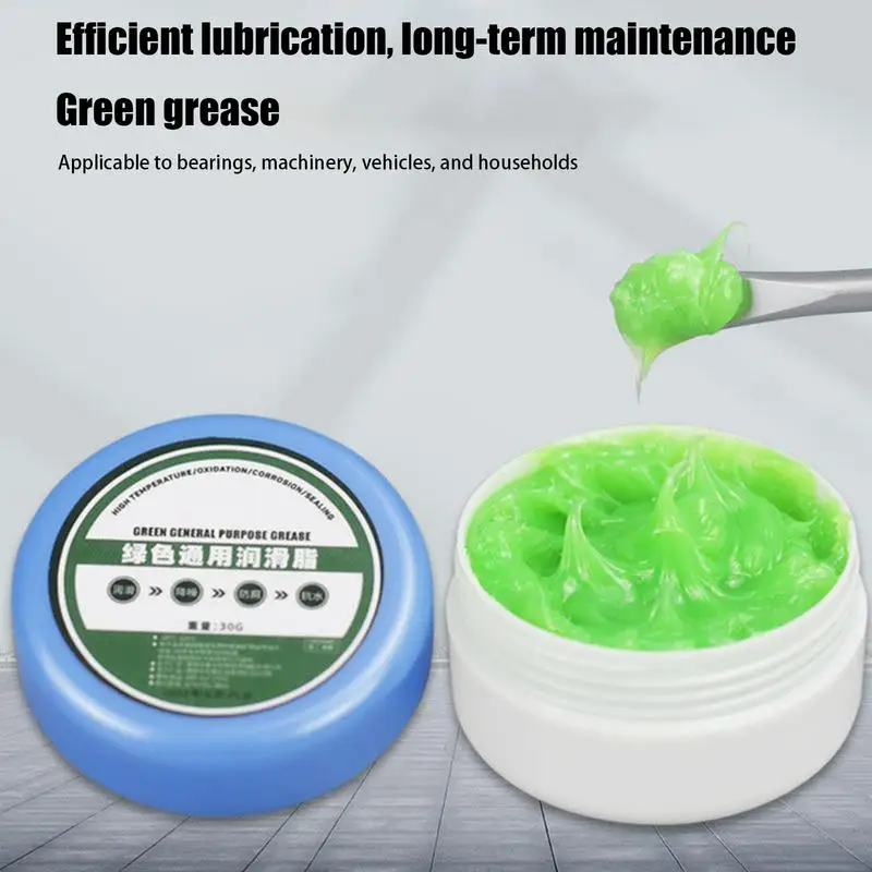 30g Green grease Bearing thread gear grease Multifunction Lubricant Machine Bearing Grease Anti-Rust All Purpose Grease