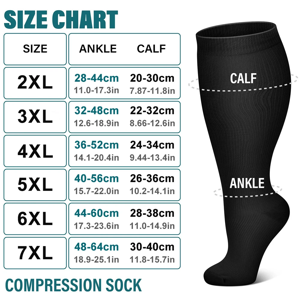 Plus Size Compression Leg Sleeves 2