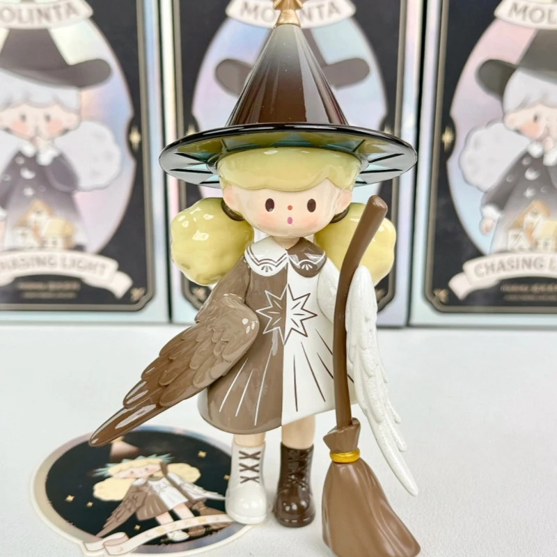 Molinta Chasing Light 시리즈 블라인드 박스 귀여운 Molinta 입상 인형 미스터리 박스 Collectible Decor 액션 피규어 장난감 소녀 선물