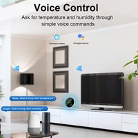 Tuya WiFi Temperature Humidity Sensor Smart Backlight LCD Display APP Remote Control Thermometer Works With Alexa Google Home - Image 5