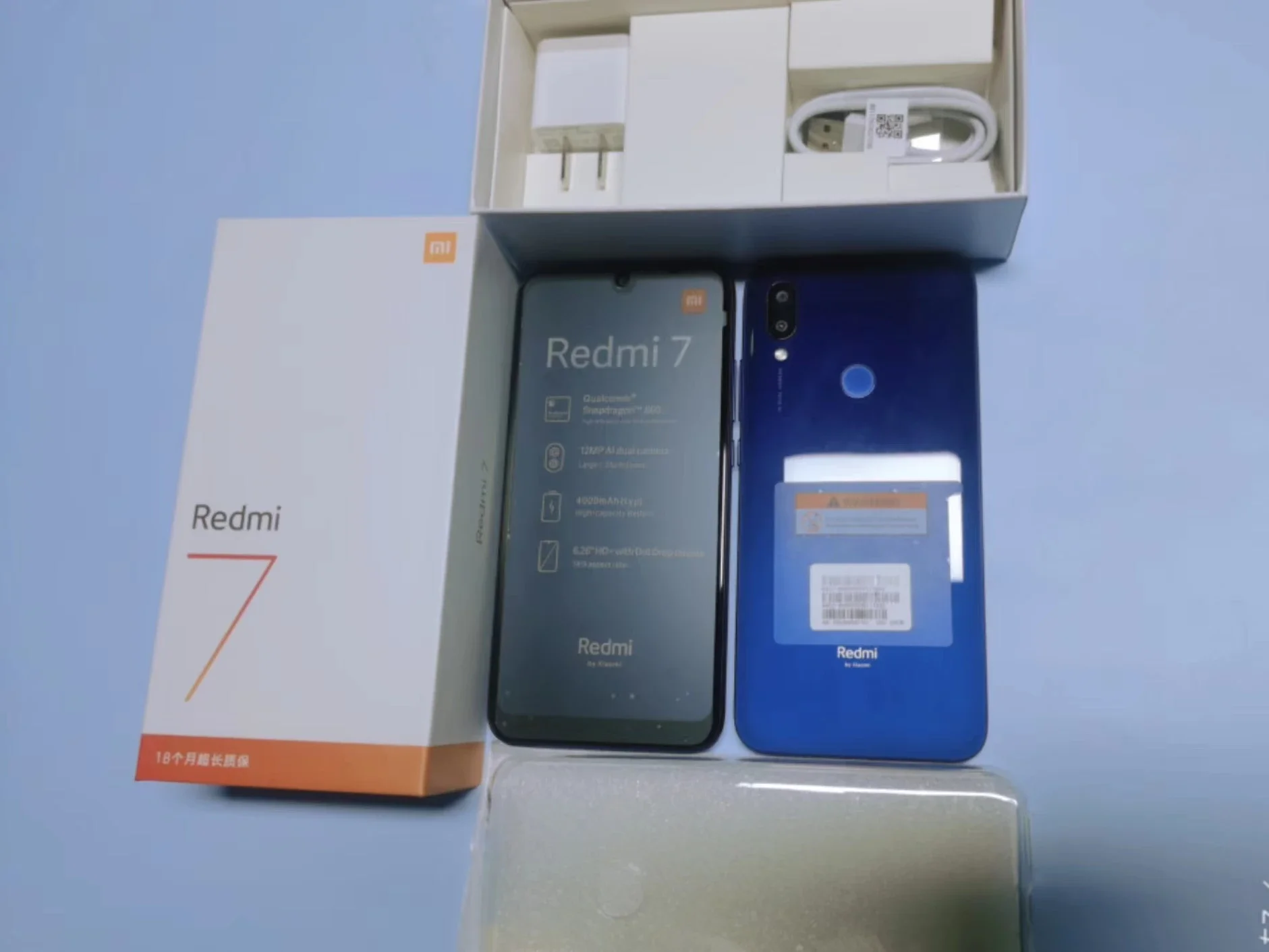 Original Xiaomi redmi 7 4GB 64GB Global Rom celular googleplay Fingerprint Octa-core 4G Smartphone 4