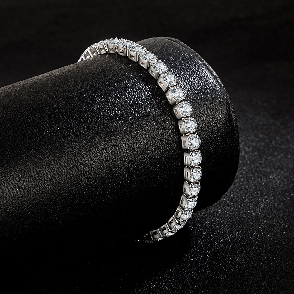Close-up of Sterling Silver Bracelet