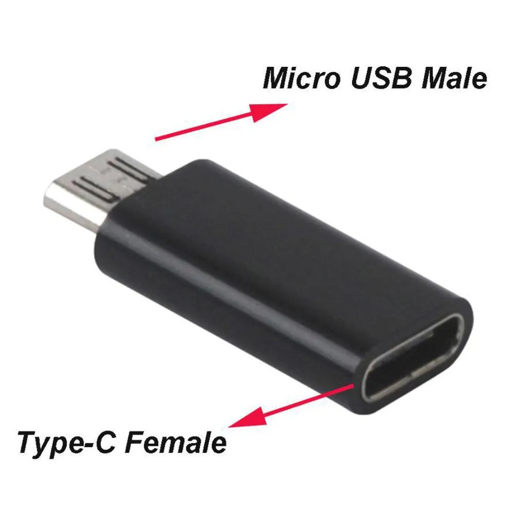 Переходник с USB Type C на Micro USB для Android, адаптер-конвертер для смартфонов и планшетов с Micro USB «папа» на Type C «мама»