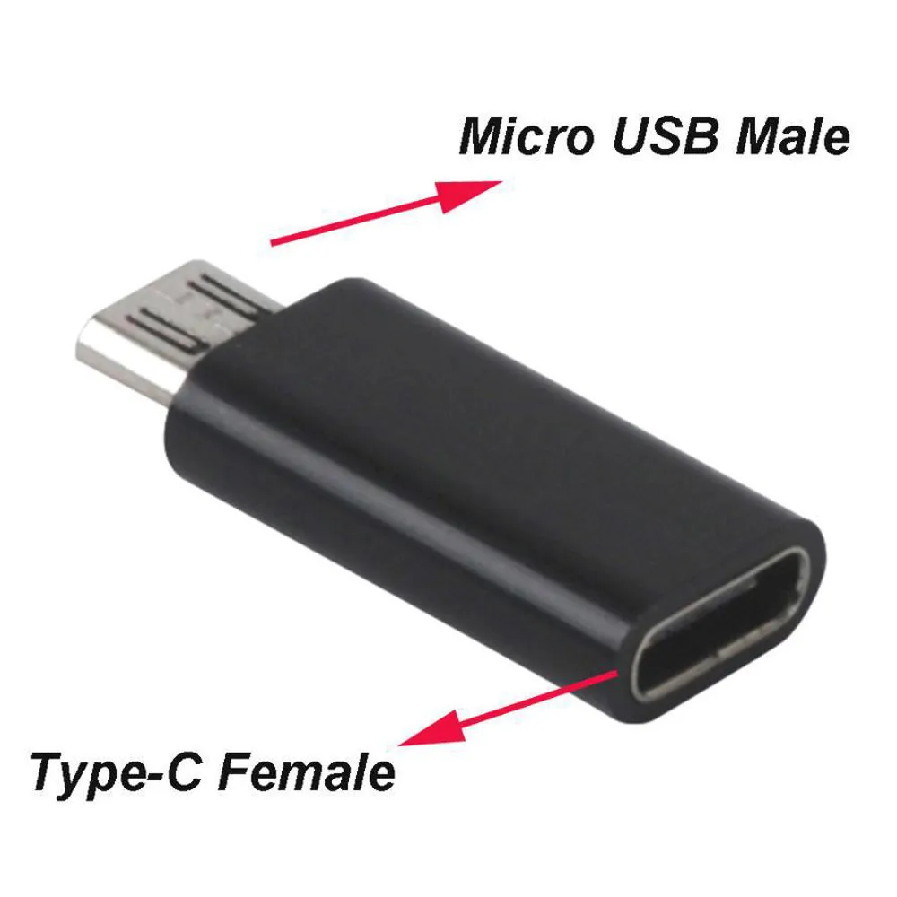 Adaptador USB tipo C hembra a Micro USB macho conector tipo C adaptador de  cargador Micro USB para Xiaomi Redmi Huawei convertidor de teléfono -  AliExpress