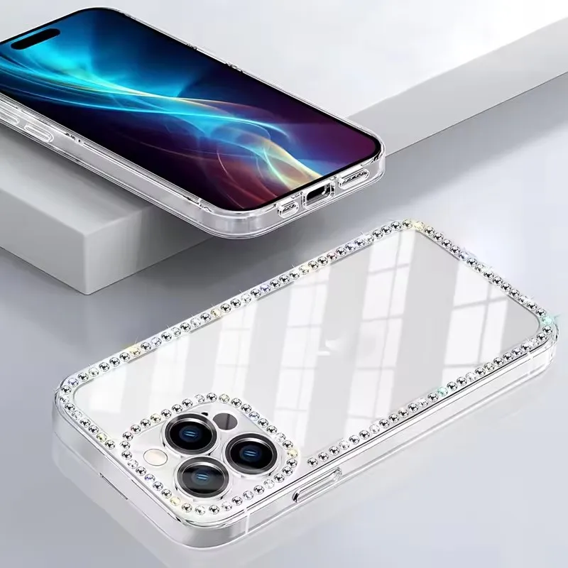 Luxurious Glitter Bling Diamond Clear Phone Case Cover