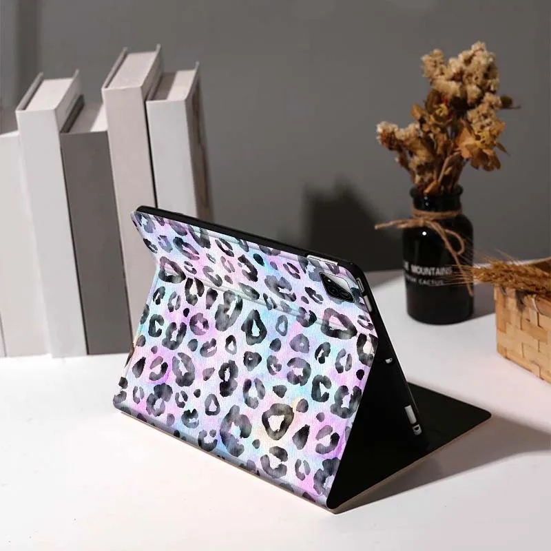Stylish Leopard Print Design Tablet Case - Gift-Ready Protection Cover