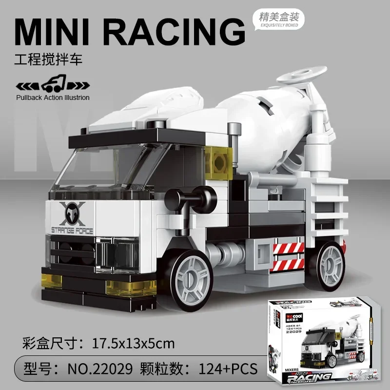 Racing Car & Vehicle Building Block Set