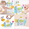 Bubble Ice Cream Hot Selling Children Bathroom Water Playing Toys Fun Press Shower Bubbles Machine Bath Blower toy for kids gift 4