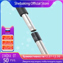 1pc flat squeeze mop haste de aço inoxidável estendido mop vara limpeza do banheiro mop com balde casa mais limpa