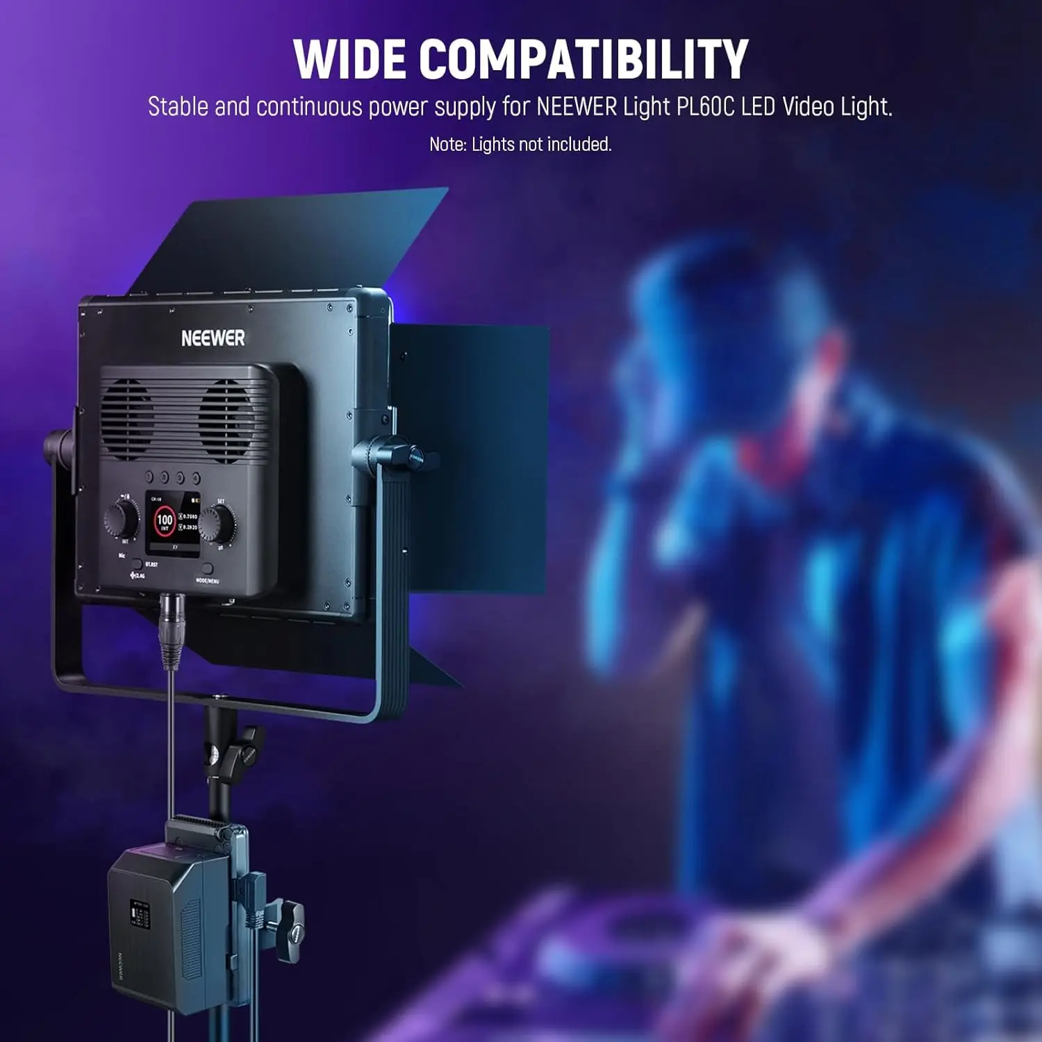 ✨NEEWER PS008 バッテリーパワープレート NEEWER PS008 バッテリーパワープレート fullmoon 専用 V