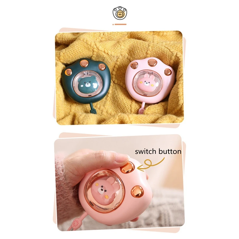 Portable Hand Warmer 2400Mah USB Charge Power Bank Rechargeable Mini Hand Warmer For Winter Outdoor Hiking portable hand warmer