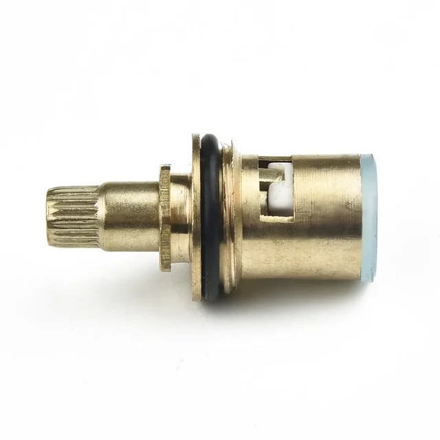 1pc 1/2" Single Faucet Cartridge Tap Replacement Parts Kitchen Bathroom Accessories Brass Shower Mixing Valve 4