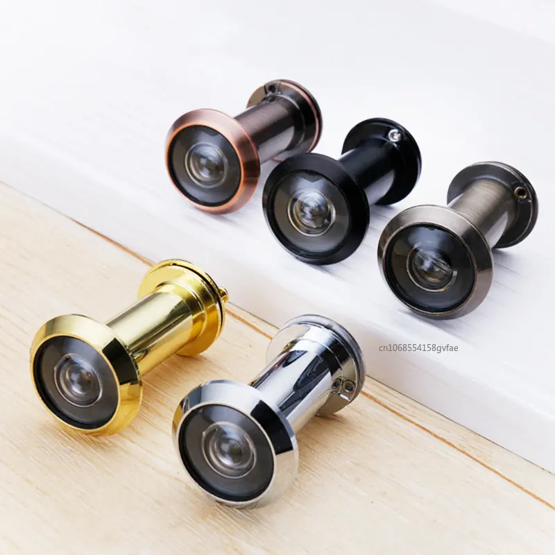 220 องศาประตู Viewer HD เลนส์มุมกว้าง Peephole Security ซ่อนประตูปรับเลนส์กระจกสําหรับเฟอร์นิเจอร์ฮาร์ดแวร์เครื่องมือ 1