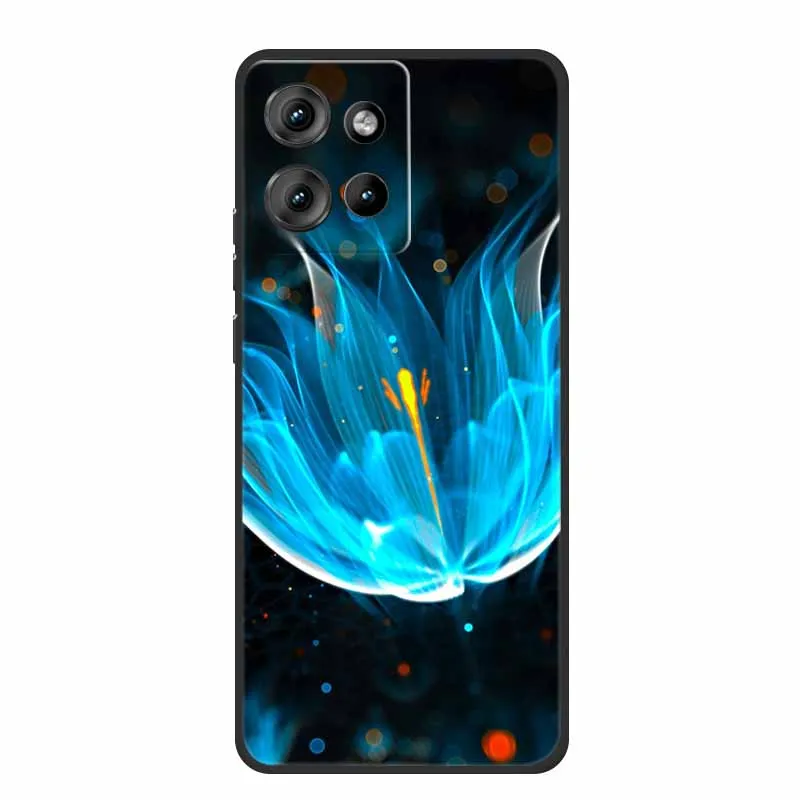 Sleek Black Shockproof TPU Silicone Phone Case - Soft Protective Back Cover 6.7 Coque