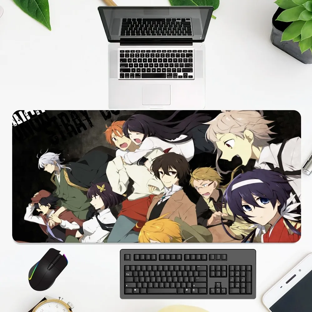 Anime B-Bungo Stray Dogs Mouse Pad  office Large Small Computer pc Keyboard Mouse Rubber Game Anti-Slip Mice Mat big 3