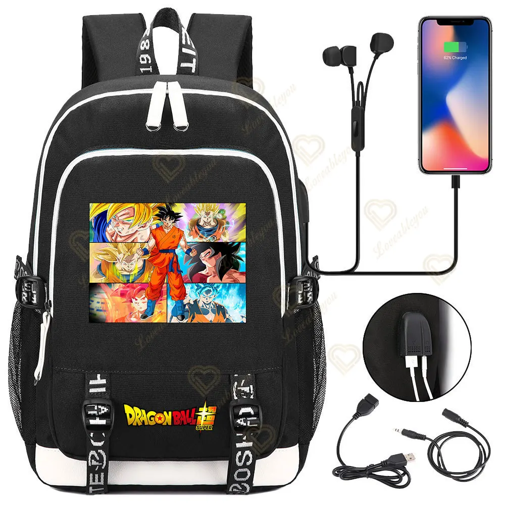 

Backpacks Dragon Ball Anime Backpack Printing Bag Casual Backpack Student School Bag Computer Bag