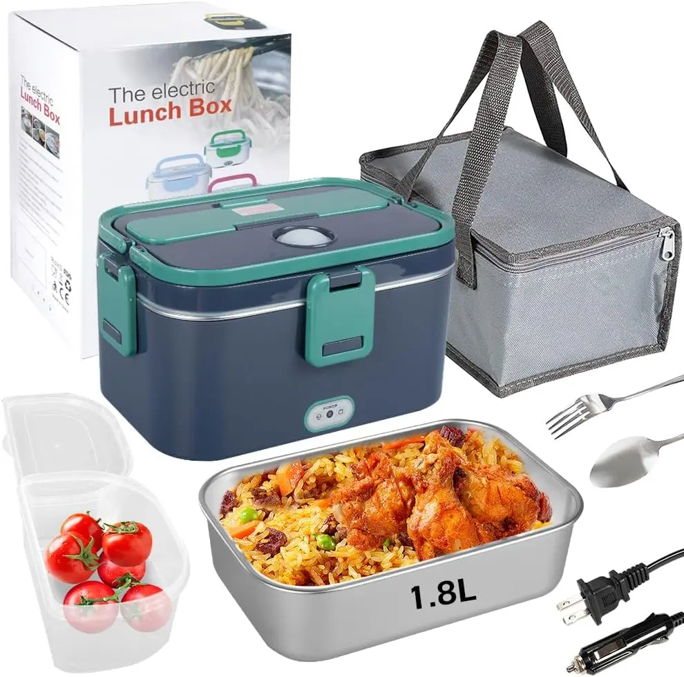 Electric Lunch Box Food Warmer [Upgrade 80W] - Top Kitchen Gadget